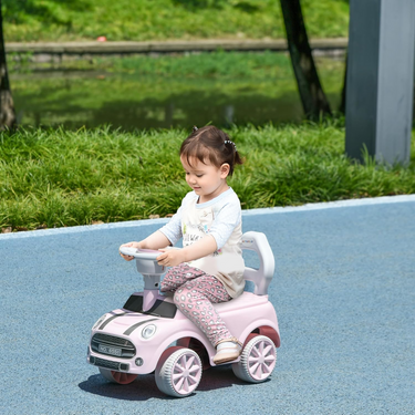FOOT TO FLOOR PUSH CAR WITH LIGHT & MUSIC